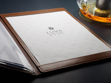 Logo trade promotional giveaways image of: Menu cover Fine Dining Pro 2013119