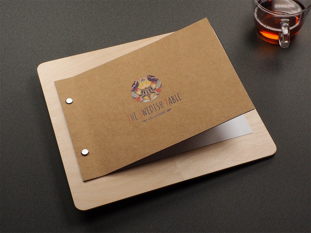 Logo trade promotional item photo of: Menu cover 1211121