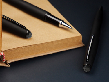 Logo trade business gift photo of: Pen set with coal 2094036