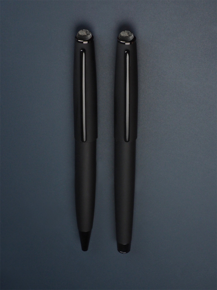 Logo trade promotional gifts picture of: Pen set with coal 2094036