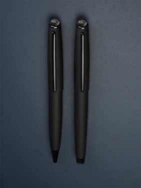 Logo trade promotional items picture of: Pen set with coal 2094036