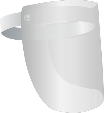 Logo trade promotional merchandise image of: TEMIDA tilting face shield 1424162