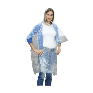 Logo trade promotional gift photo of: Clear poncho/raincoat