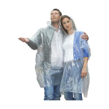 Logo trade business gift photo of: Clear poncho/raincoat