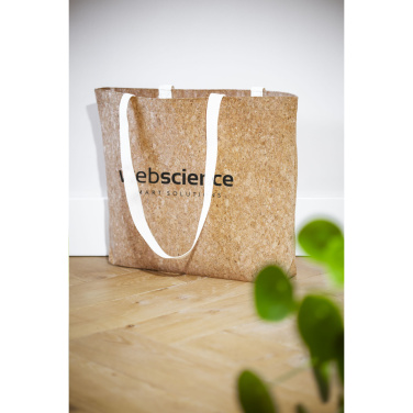 Logo trade promotional products image of: Lagos Cork Shopper bag