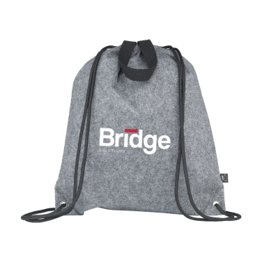 Logotrade promotional giveaway image of: GRS RPET Felt PromoBag Plus backpack