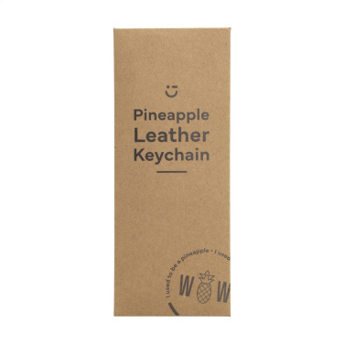 Logo trade business gift photo of: Vegan Pineapple Leather Keyring