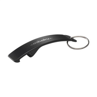 Logotrade promotional gift picture of: Alu Opener GRS Recycled keyring