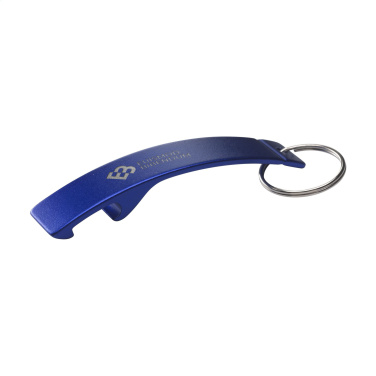 Logo trade promotional product photo of: Alu Opener GRS Recycled keyring