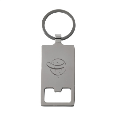 Logo trade business gift photo of: Sammy bottle opener / keyring