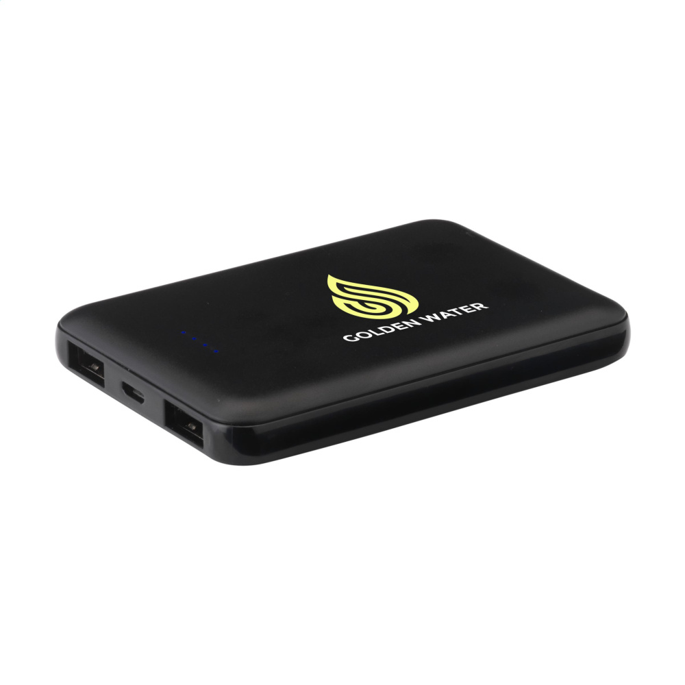 Logo trade promotional products picture of: PocketPower 5000 RCS Recycled Powerbank