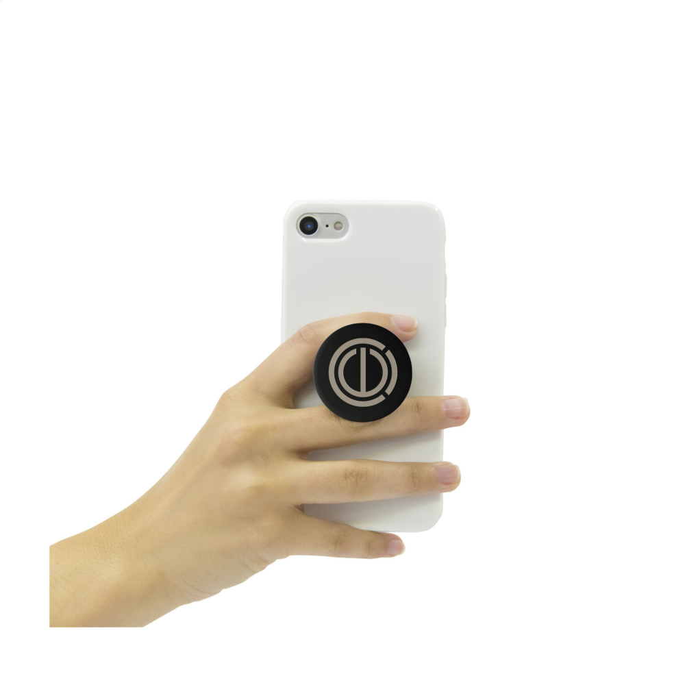 Logo trade advertising products image of: PopSockets® Aluminium telephone holder