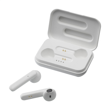 Logo trade promotional product photo of: Sensi TWS Wireless Earbuds in Charging Case