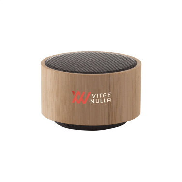 Logo trade corporate gifts picture of: Wave Bamboo Wireless Speaker