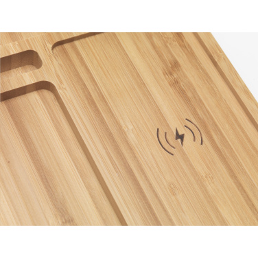 Logo trade promotional products picture of: Bamboo Organizer charger