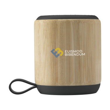 Logo trade promotional merchandise picture of: Timor Bamboo Wireless Speaker