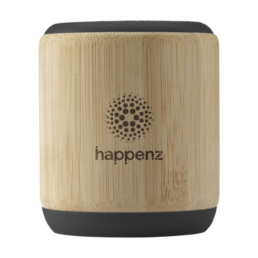 Logo trade promotional items image of: Timor Bamboo Wireless Speaker