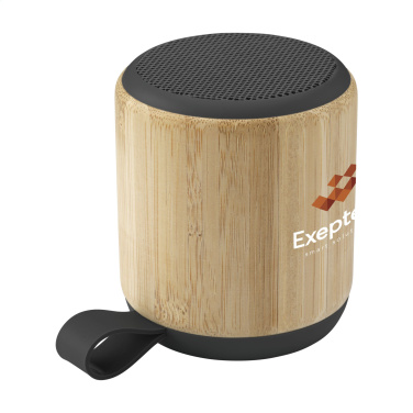 Logo trade corporate gifts picture of: Timor Bamboo Wireless Speaker