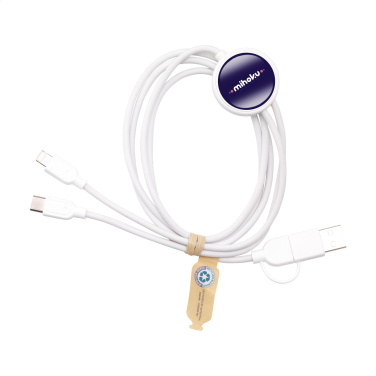 Logotrade promotional item image of: Charging Cable RCS Recycled ABS-TPE