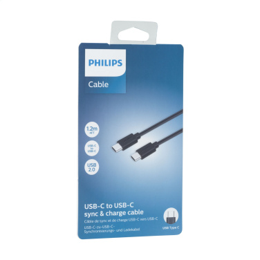 Logo trade promotional items image of: Philips Cable USB-C to USB-C