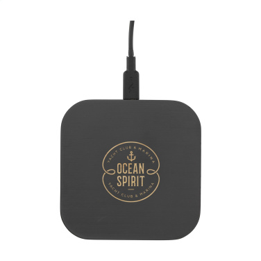 Logo trade promotional products image of: Bamboo Wireless Charger 15W