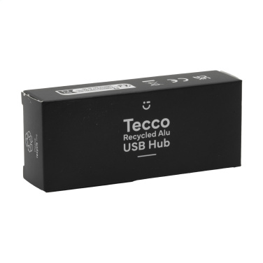 Logo trade corporate gift photo of: Tecco GRS Recycled Alu USB Hub