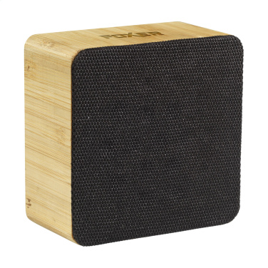 Logo trade promotional giveaways picture of: Sonido 5W Bamboo wireless speaker