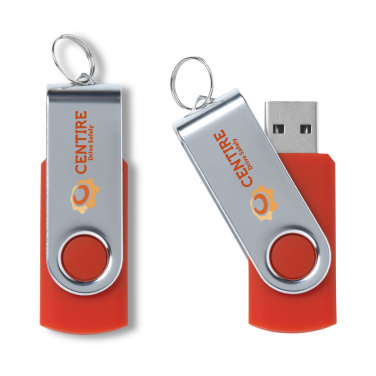 Logo trade promotional items image of: USB Twist from stock 8 GB