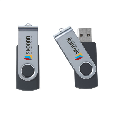 Logo trade advertising products image of: USB Twist 8 GB