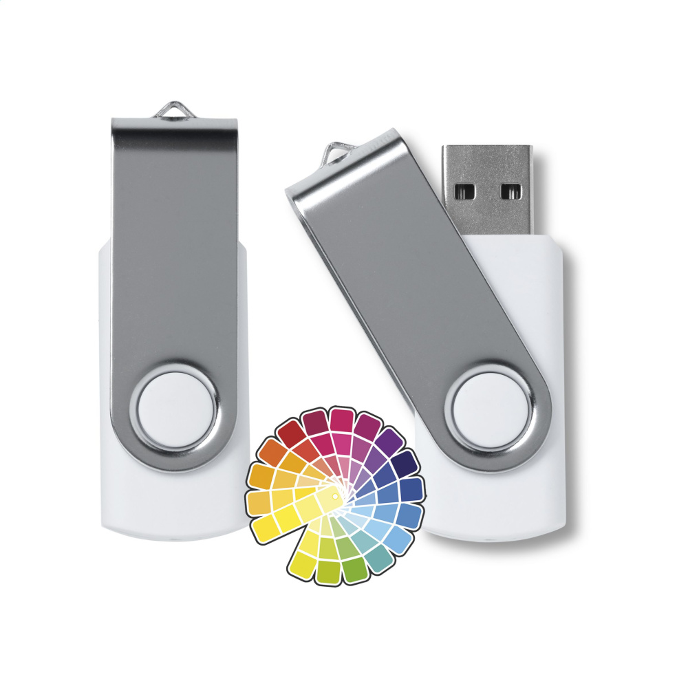 Logo trade promotional gift photo of: USB Twist 16 GB