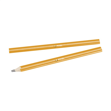 Logo trade promotional items image of: Carpenter wooden pencil