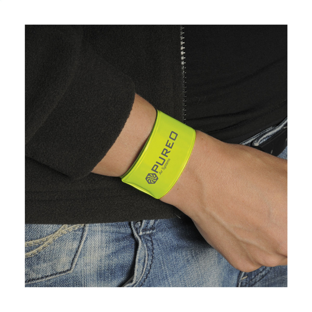 Logotrade promotional items photo of: SnapWrap fluorescent armband