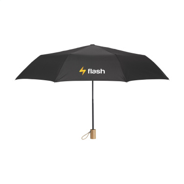 Logo trade corporate gift photo of: Mini Umbrella RCS RPET foldable umbrella 21 inch