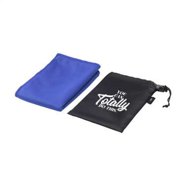 Logo trade business gift photo of: CoolDown RPET sports cooling towel