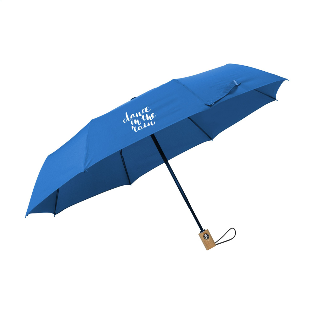 Logo trade promotional products image of: Michigan foldable RCS RPET umbrella 21 inch