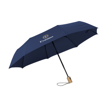 Logo trade promotional items image of: Michigan foldable RCS RPET umbrella 21 inch