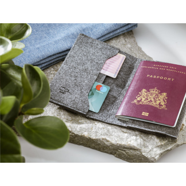 Logotrade promotional gift image of: Identify GRS RPET Felt passport holder