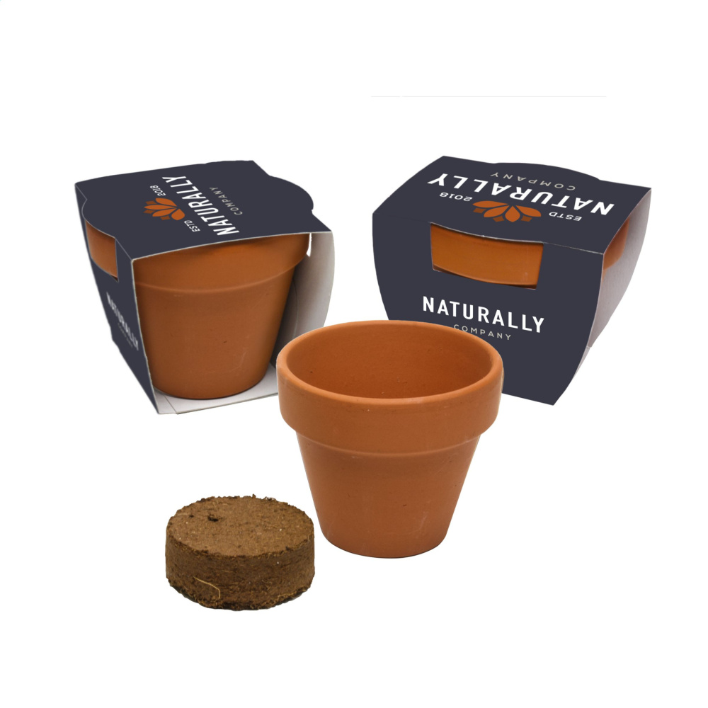 Logo trade corporate gift photo of: Flowermix Terracotta flower seeds