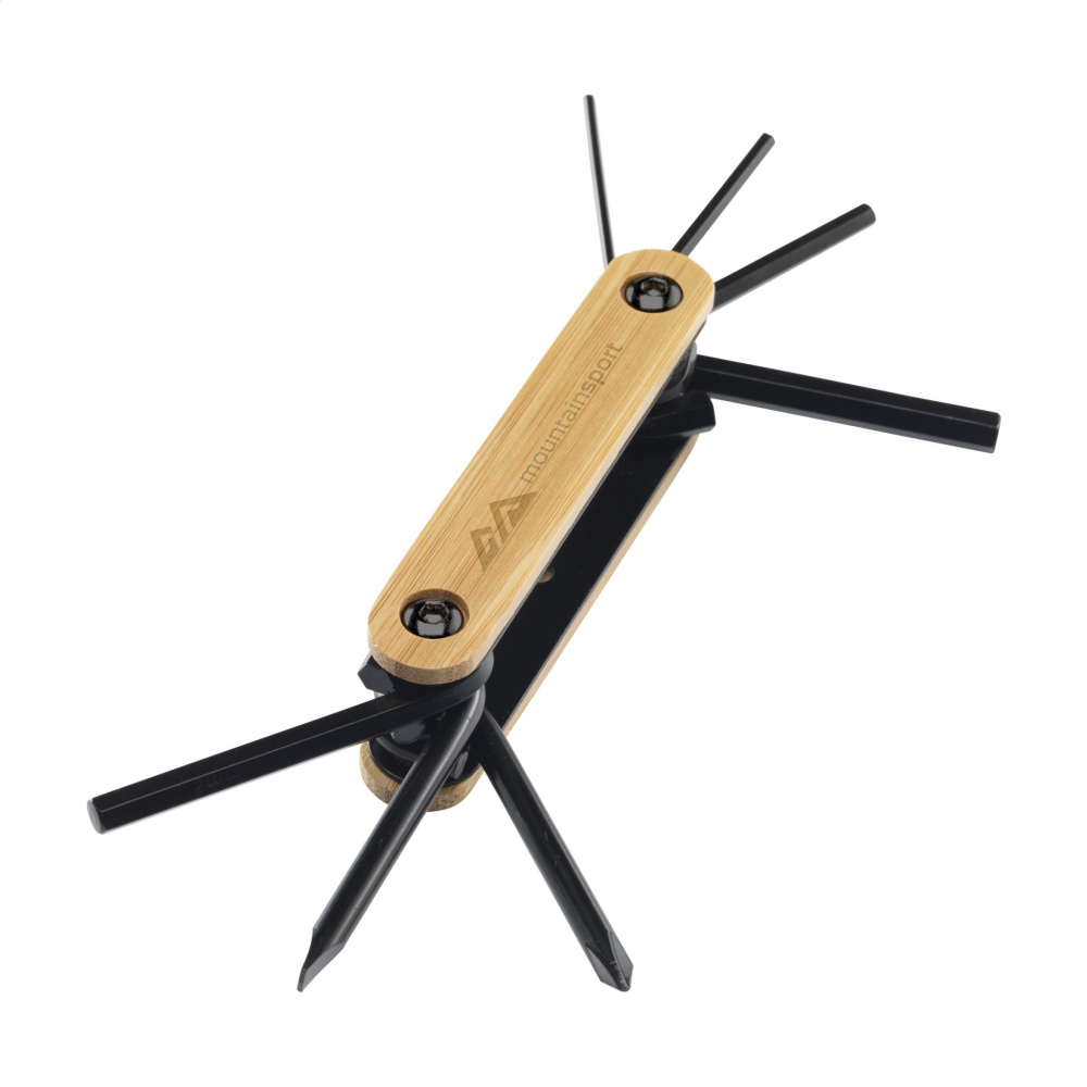 Logotrade promotional gift picture of: Bamboo Black Tool multi tool