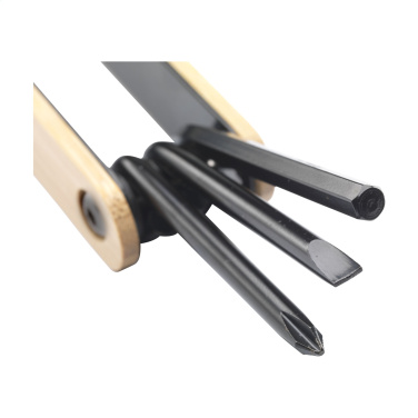 Logo trade advertising products image of: Bamboo Black Tool multi tool