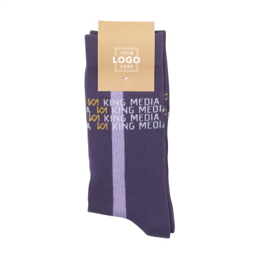 Logo trade promotional giveaways picture of: Cotton Socks