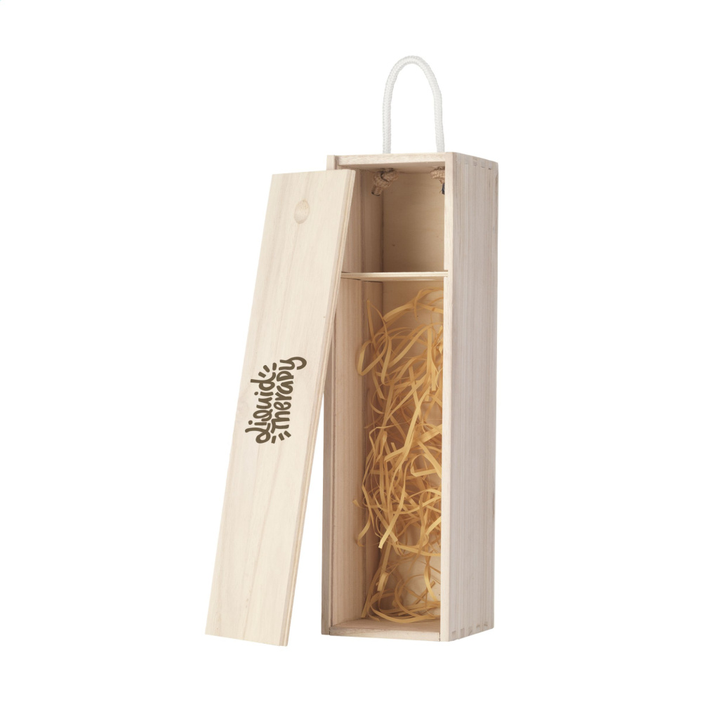 Logo trade business gift photo of: WineWood wine box