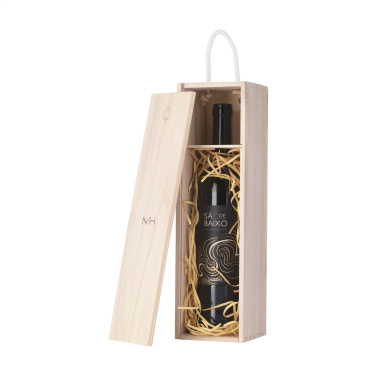 Logo trade promotional items image of: WineWood wine box