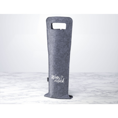 Logo trade promotional products image of: Wine Bag-to-Give GRS RPET