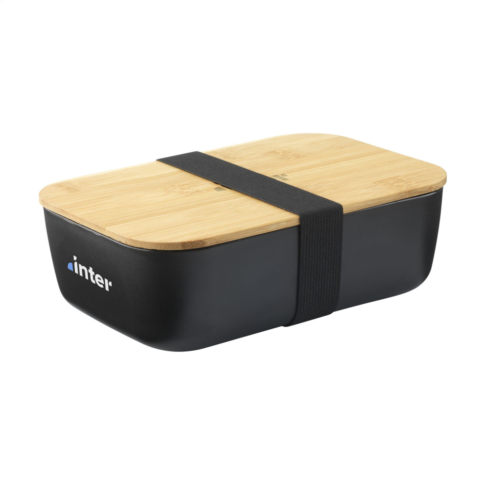 Logo trade promotional products picture of: Midori Bamboo Lunchbox