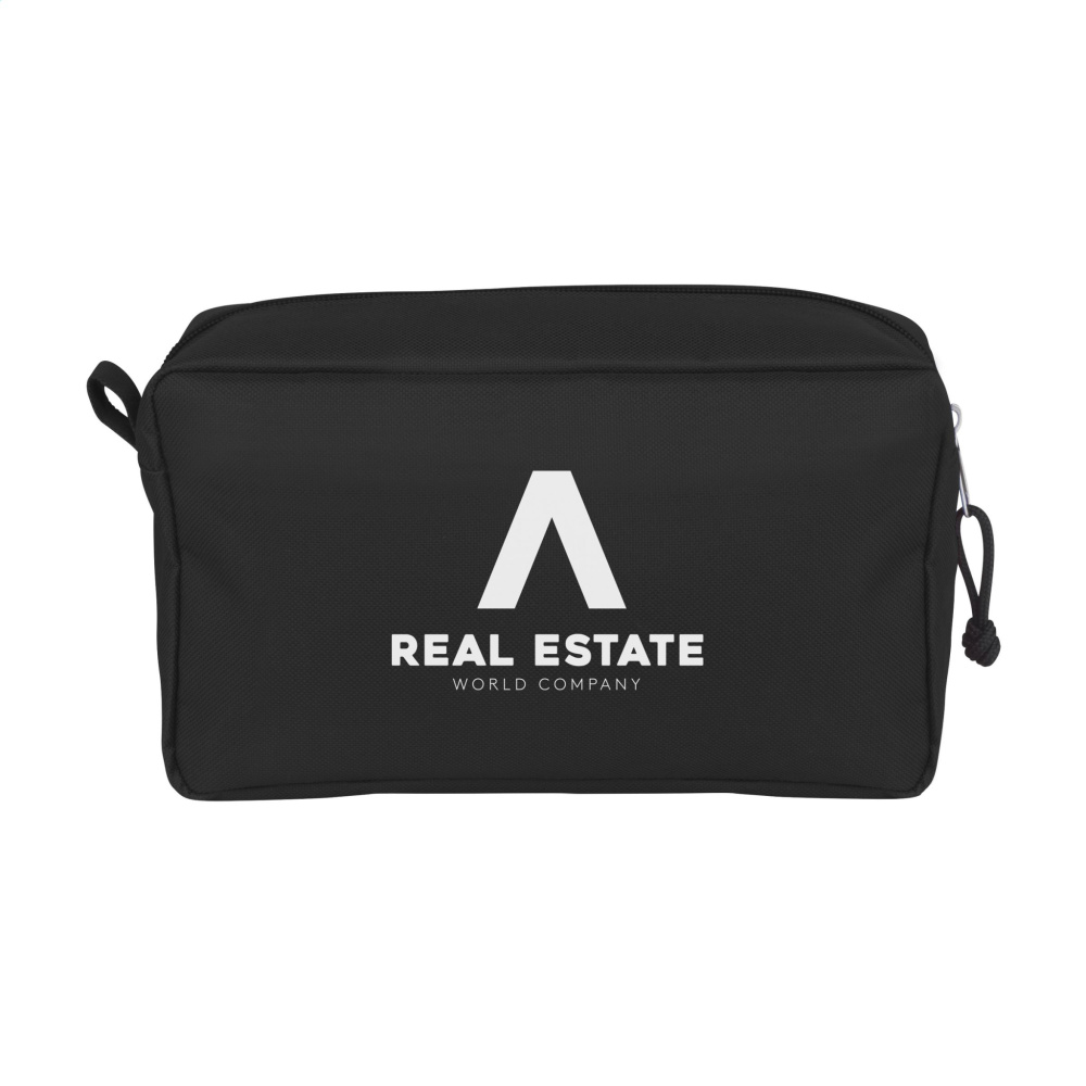 Logo trade advertising products image of: Stacey GRS RPET toiletry bag