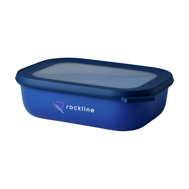 Logo trade promotional giveaways image of: Mepal Cirqula multi use rectangular bowl 1 L lunchbox