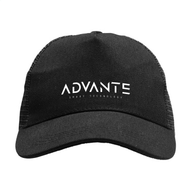 Logo trade promotional items image of: Trucker Recycled Cotton cap