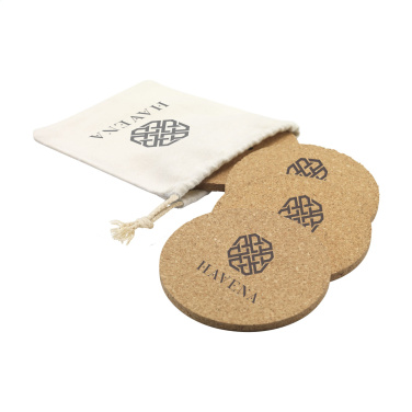 Logotrade promotional merchandise picture of: Cork Coaster Set