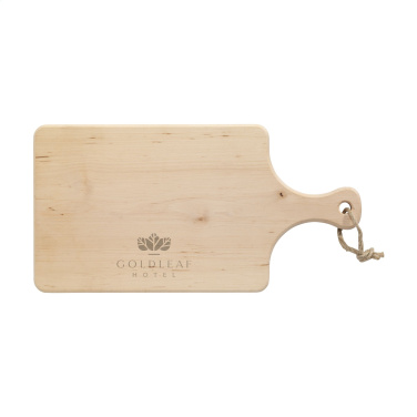 Logo trade business gifts image of: Alder Wood Cutting Board Handle